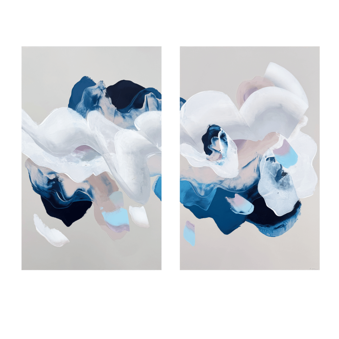 Rachel Albano - Open Skies (Diptych - Framed)