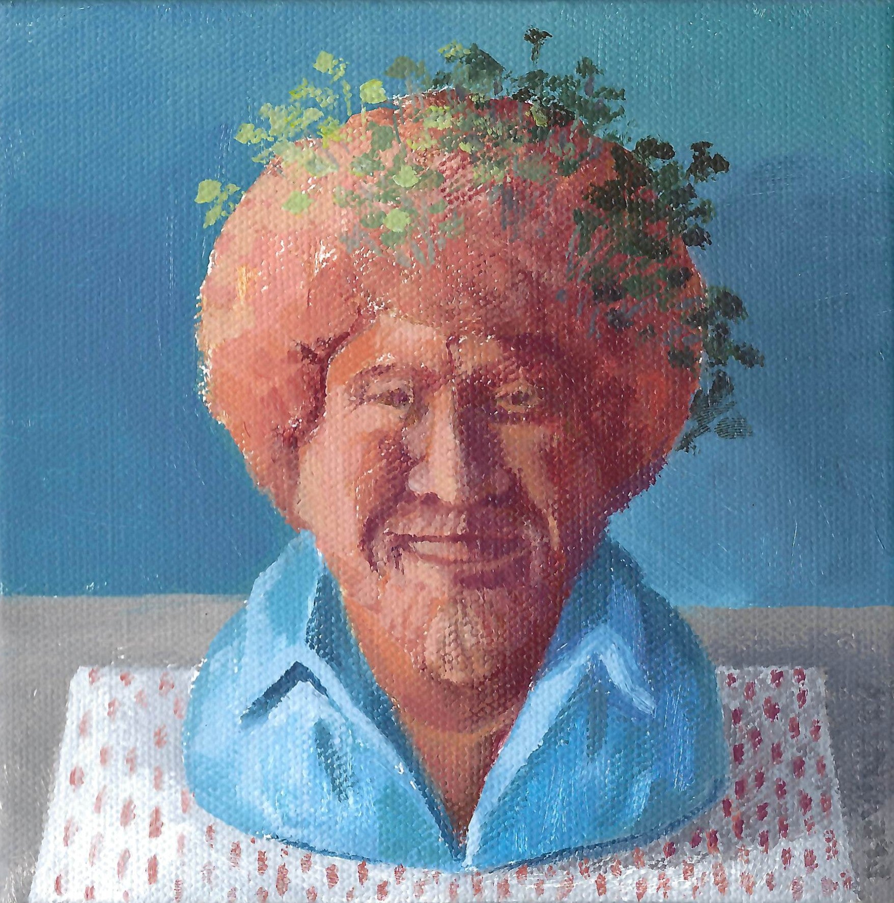 Esther Slevinsky - Bob Ross Chia Pet