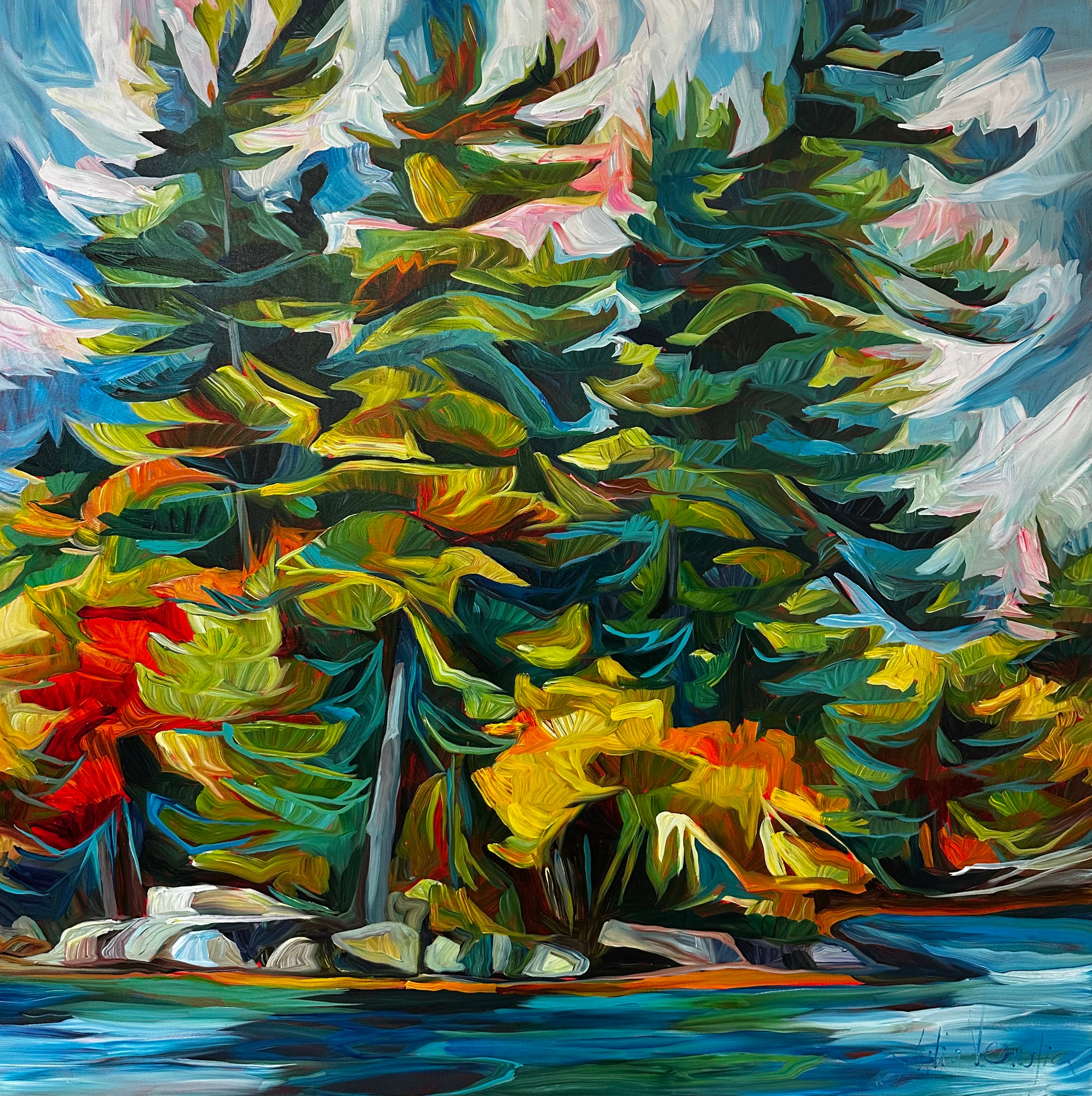 Julia Veenstra - Fall Colour Peeking Through