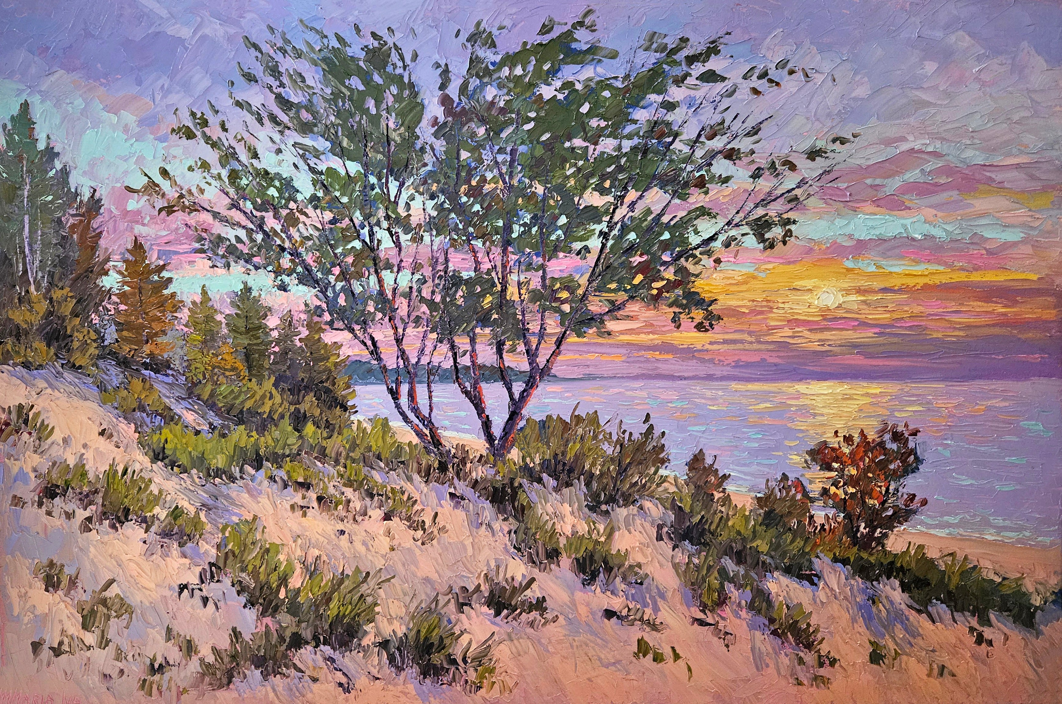 Maria Iva - Sunset on Lake Huron