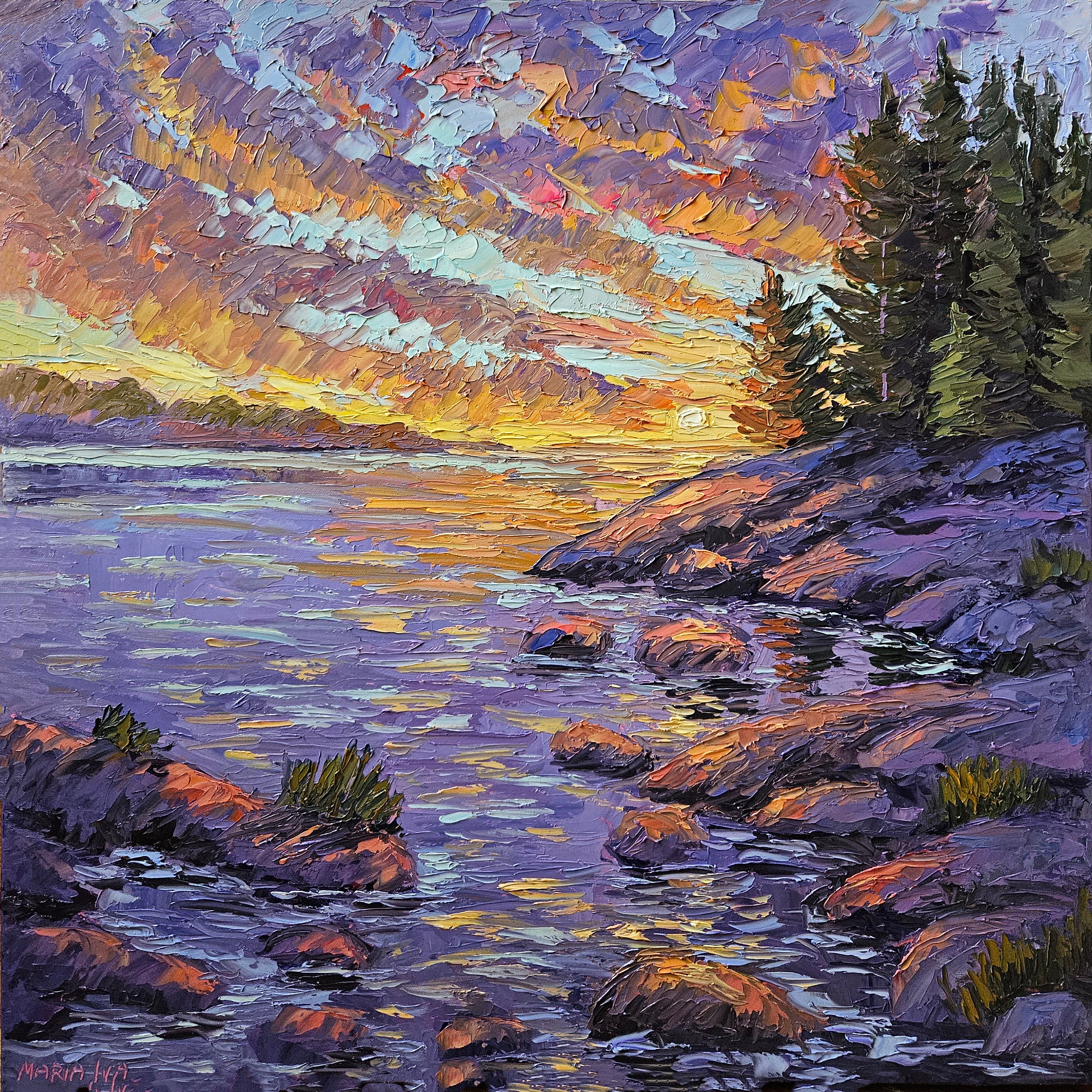 Maria Iva - Fiery Sunset