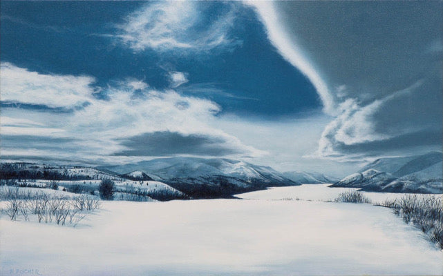 Peter Fischer - Spectacular Whitehorse (Framed)