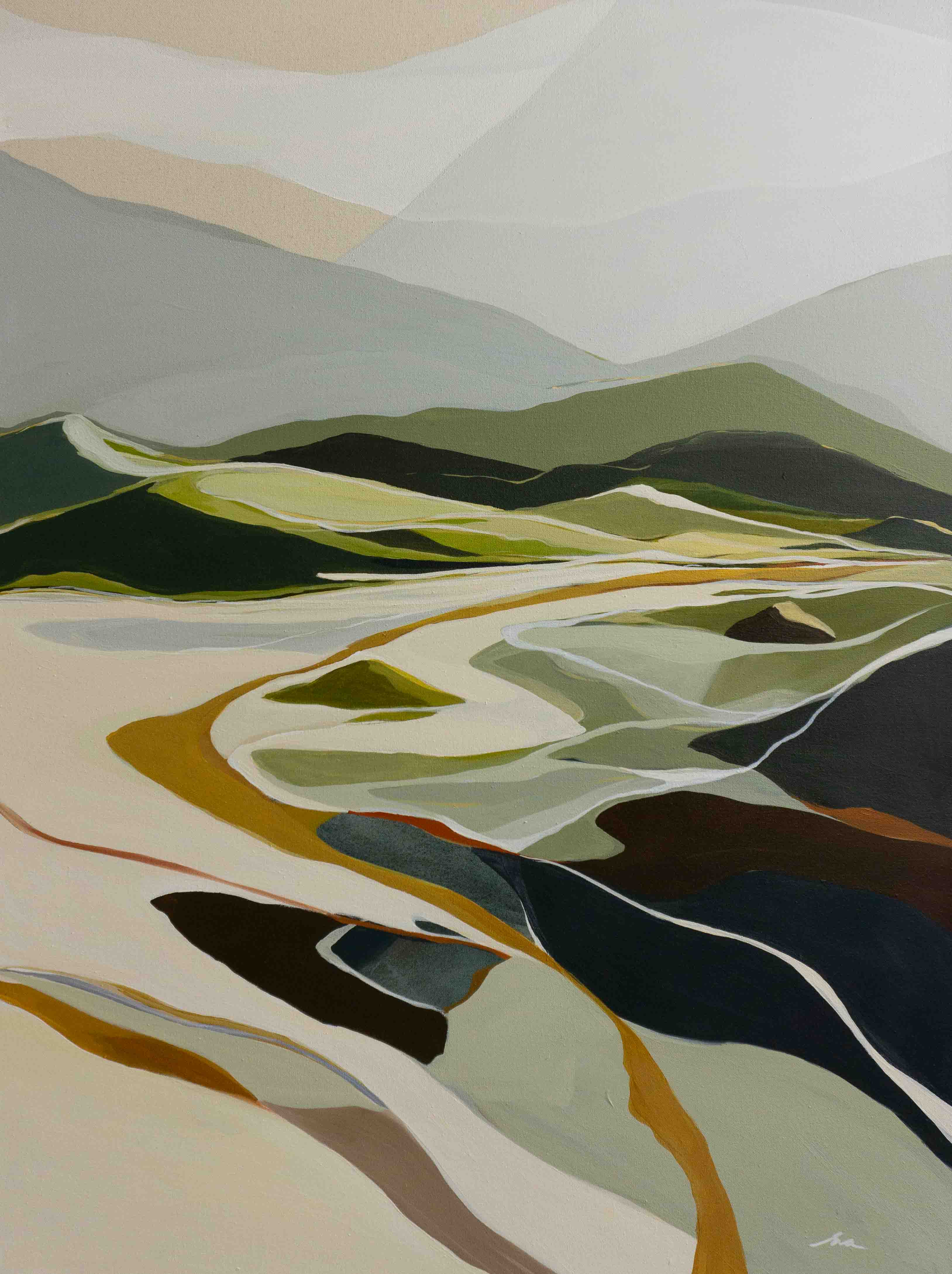 Ethel Voronkova - Water's Edge (Framed)